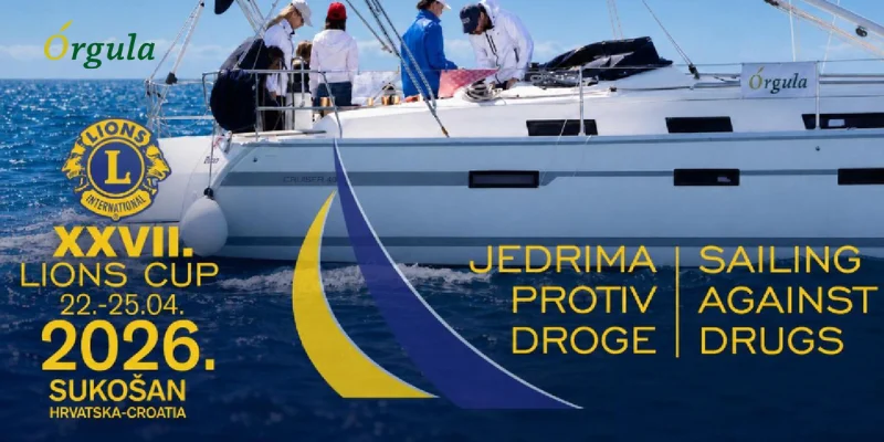 Orgula zlatni sponzor 27. Lions regate „Jedrima protiv droge“